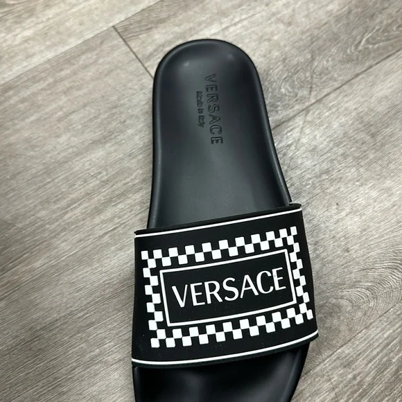 Versace | Shoes | Brand New Versace Slide Black | Poshmark display picture 3